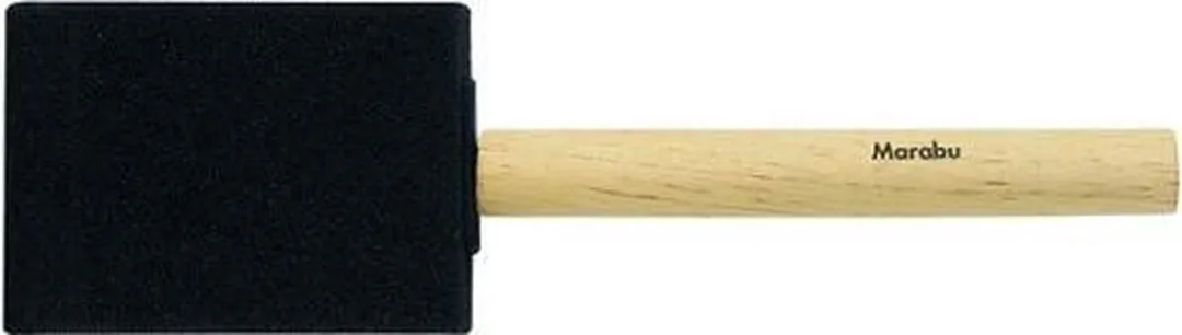 Marabu Foam Penseel - Hout/Zwart