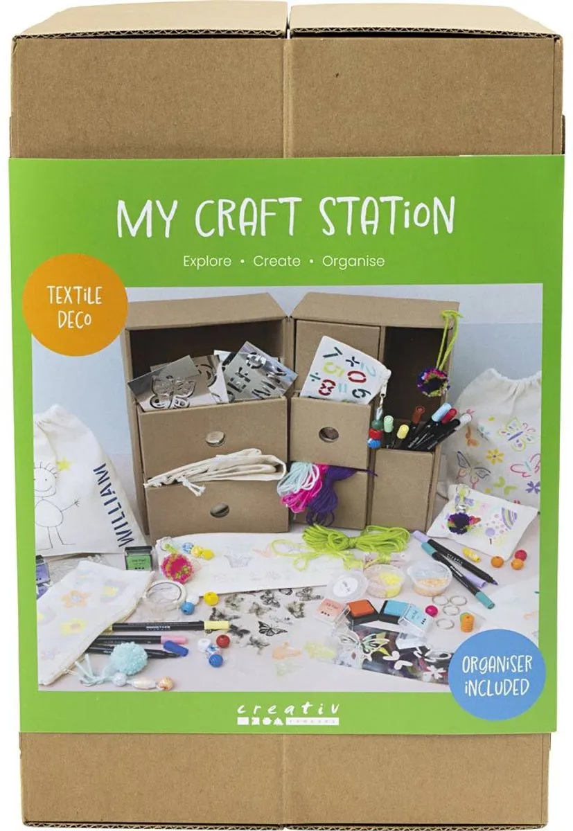 Creativ Company Mijn Knutselstation Textieldecoratie