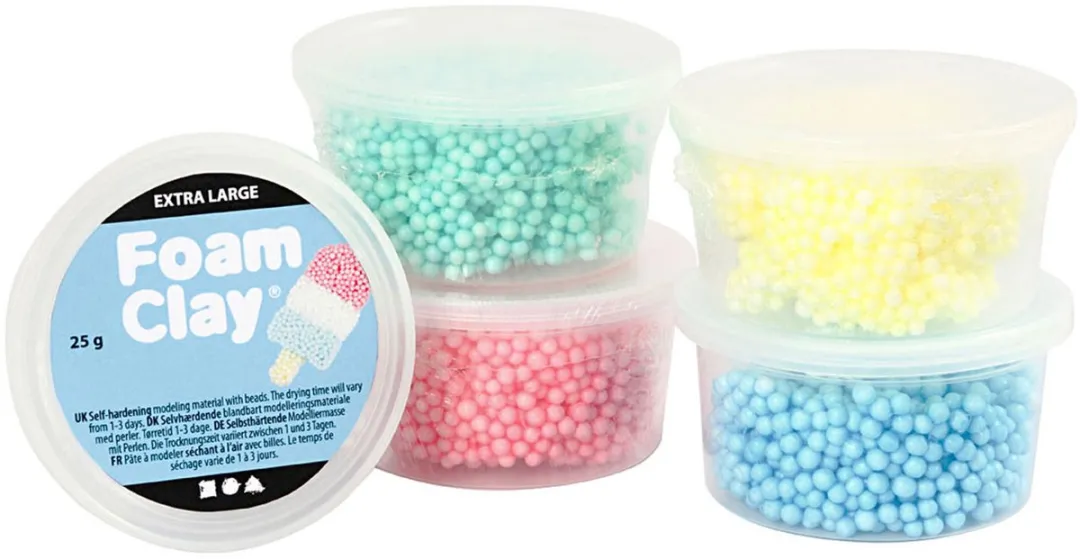 Creativ Company Foam Clay Extra Large Multicolor - 5 Dozen