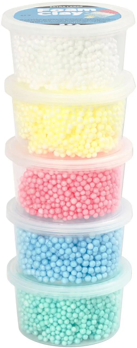 Creativ Company Foam Clay Extra Large Multicolor - 5 Dozen