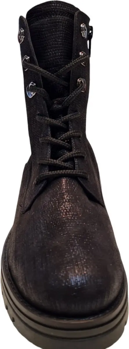 Gabor Dames Enkellaarsjes - Blauw Metallic - 38.5 - afbeelding 2 van 6