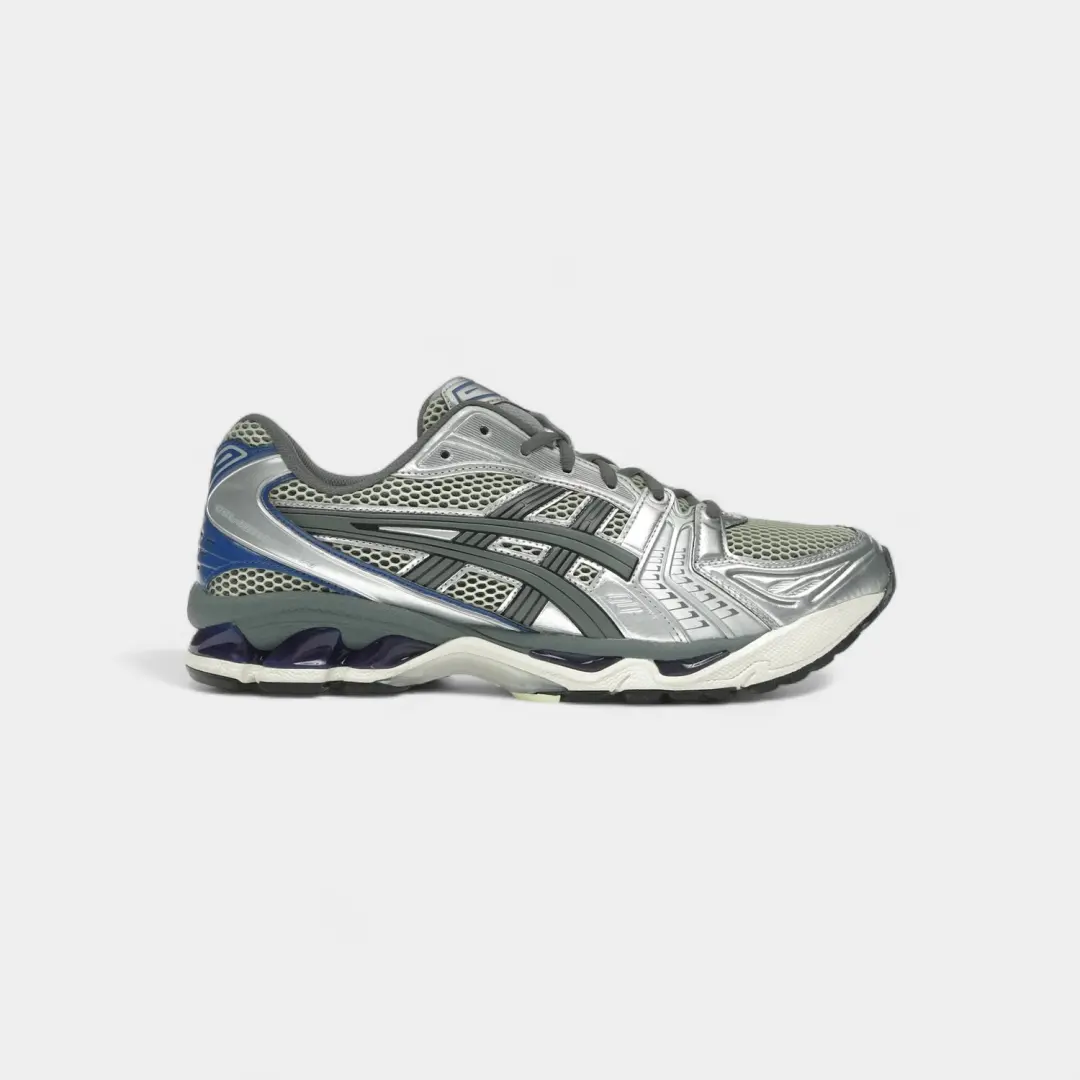 ASICS Gel-Kayano 14 Soft Yellow Asics Blue