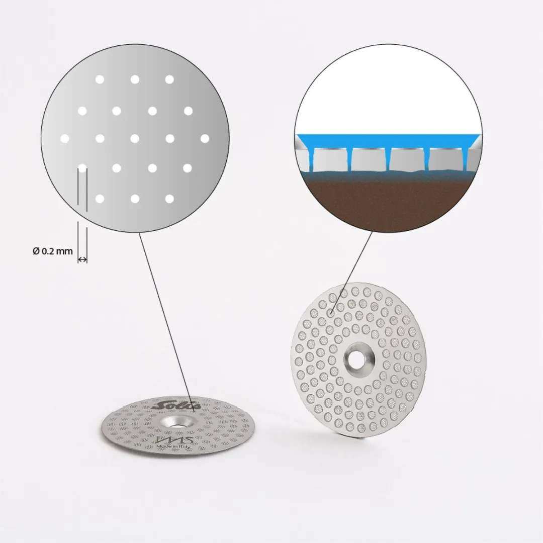 Solis IMS Perfetta Shower Screen & Filterbakje 21-23g - Zilver