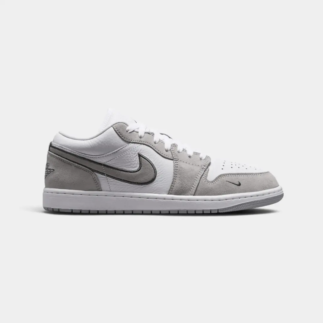 Jordan 1 Low White Iron Grey