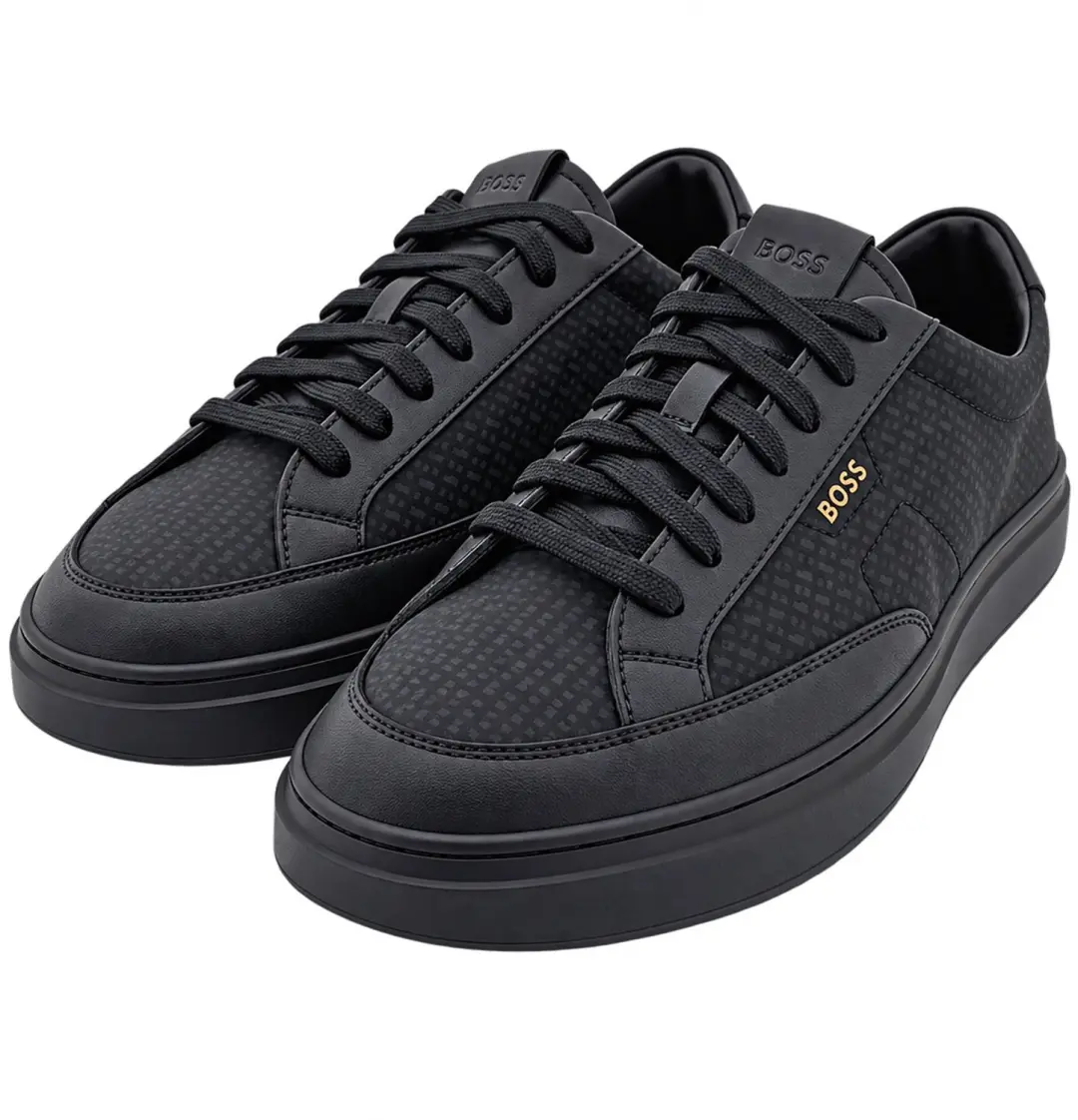 BOSS Kieran Tennis Sneakers - 43 - Zwart - afbeelding 2 van 4