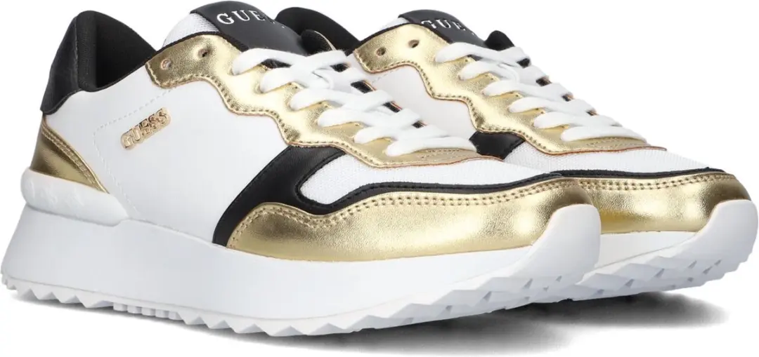 Guess Vinsa Lage Sneakers - Dames - Wit - afbeelding 4 van 6