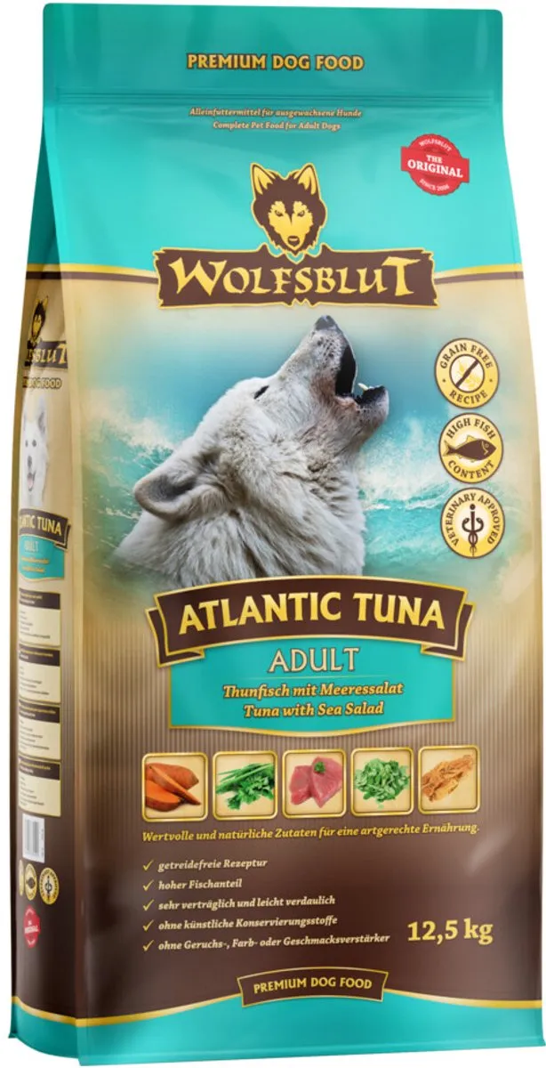 Wolfsblut Grain Free Adult Atlantic Tuna 12,5 kg