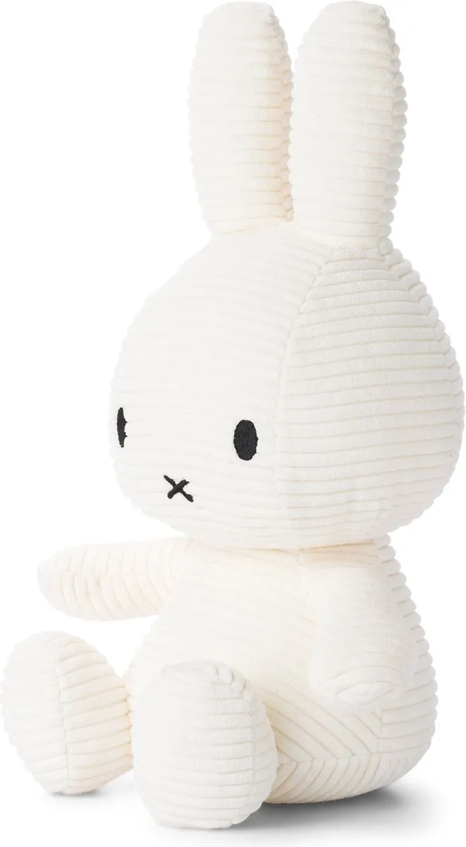 Bon Ton Toys Nijntje ECO Corduroy Pop - 33 cm - Offwhite