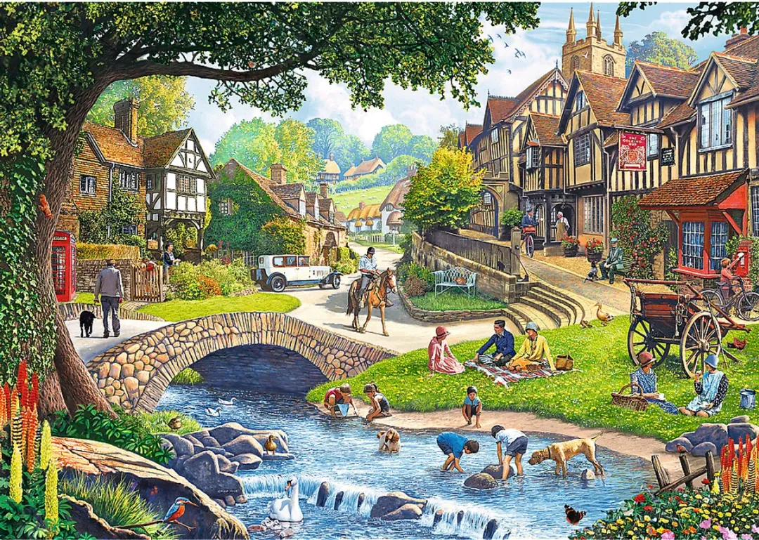 Trefl Idyllic Life Legpuzzel 21 Stuks - 2-in-1 Multicolor