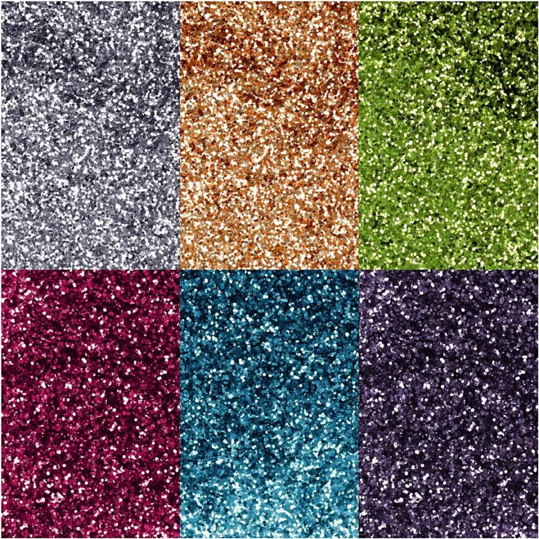 Creativ Company Bio Sparkles - 42ml (6x7ml) - Multicolor