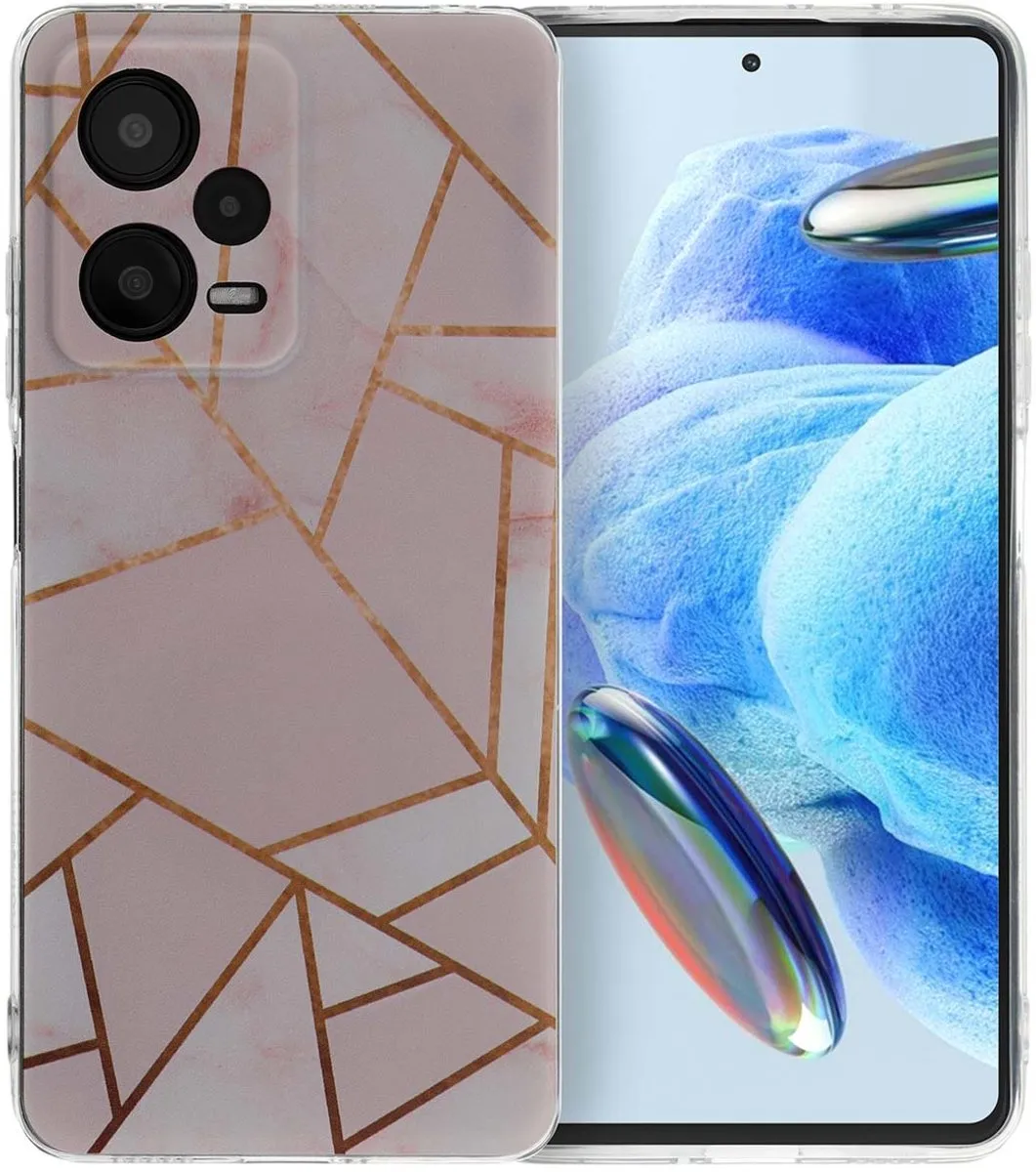 Imoshion Hoesje Xiaomi Redmi Note 12 Pro Pink Graphic