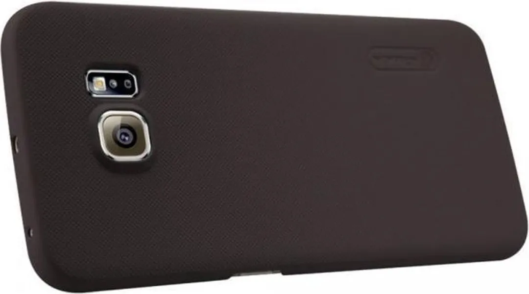 Nillkin Backcover Samsung Galaxy S6 Edge - Donkerbruin - afbeelding 4 van 5