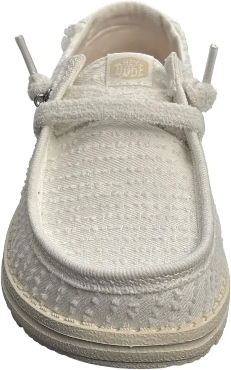 Wendy Frayed Canvas Dames Instappers Snow White