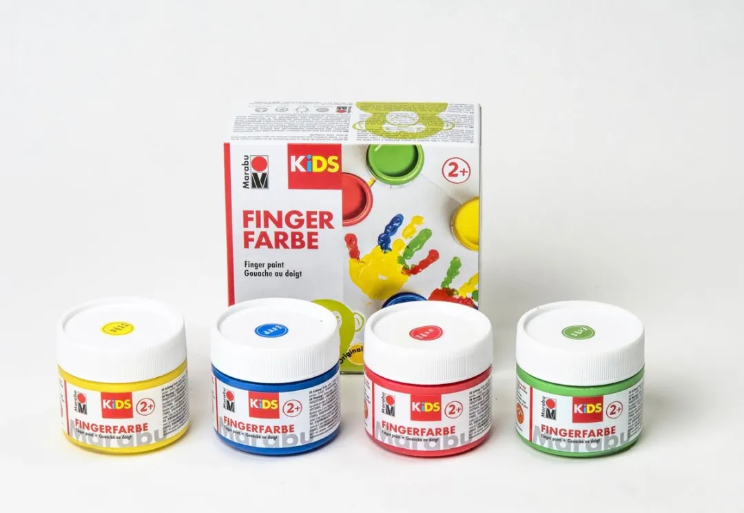 Marabu Kids Vingerverf - 4 Kleuren 100ml