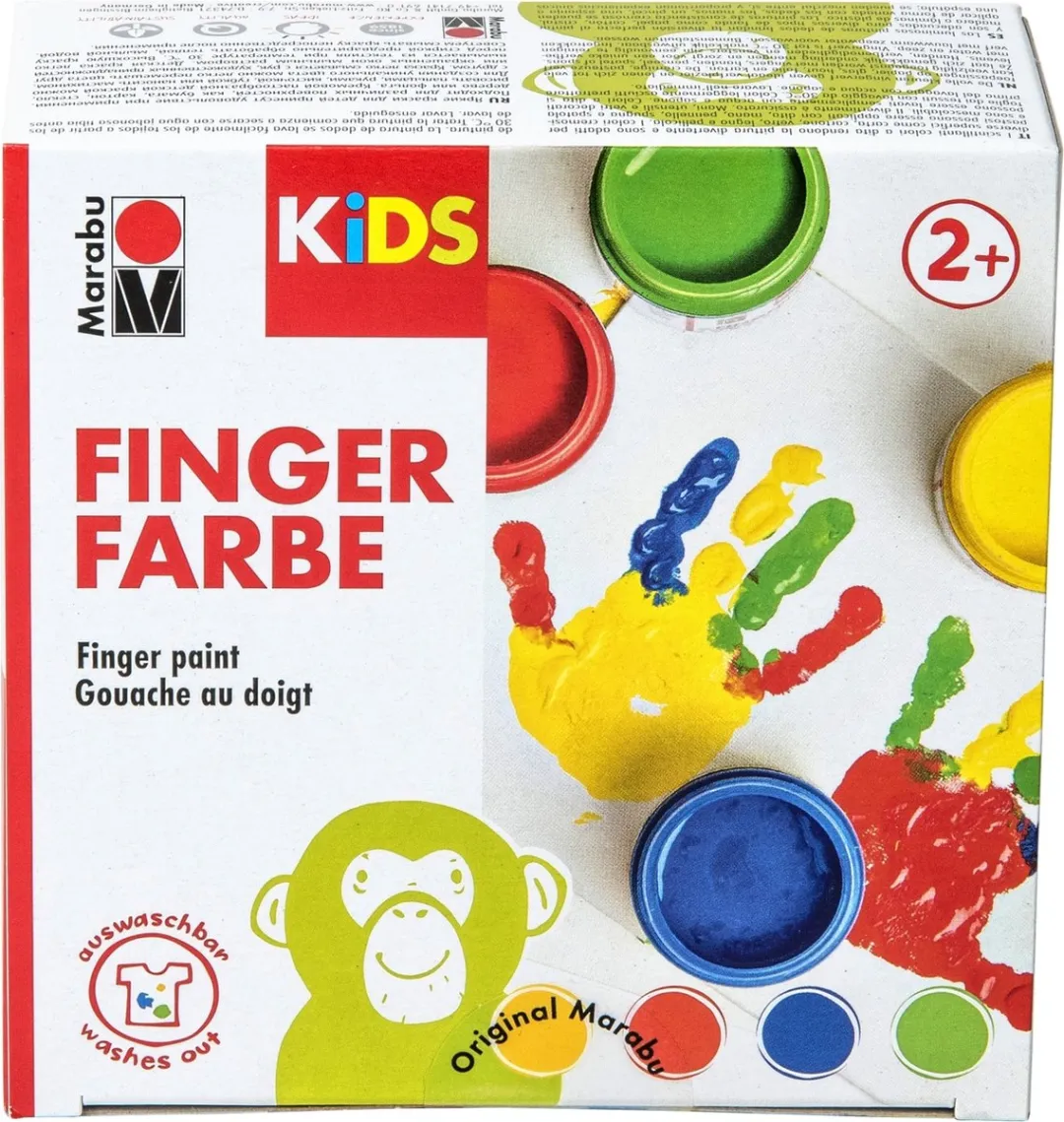 Marabu Kids Vingerverf - 4 Kleuren 100ml