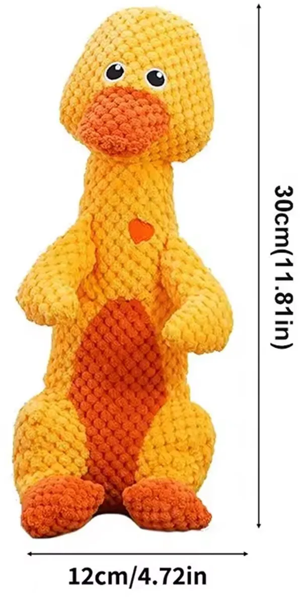 RedParrot Hondenknuffel Eend - Geel