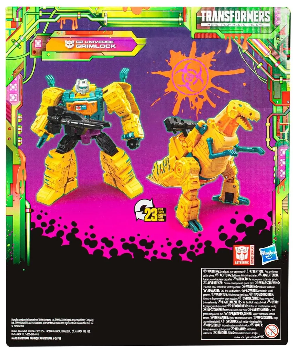 Hasbro Transformers Legacy Evolution G2 Grimlock 22cm F7204 Actiefiguur - Multicolor