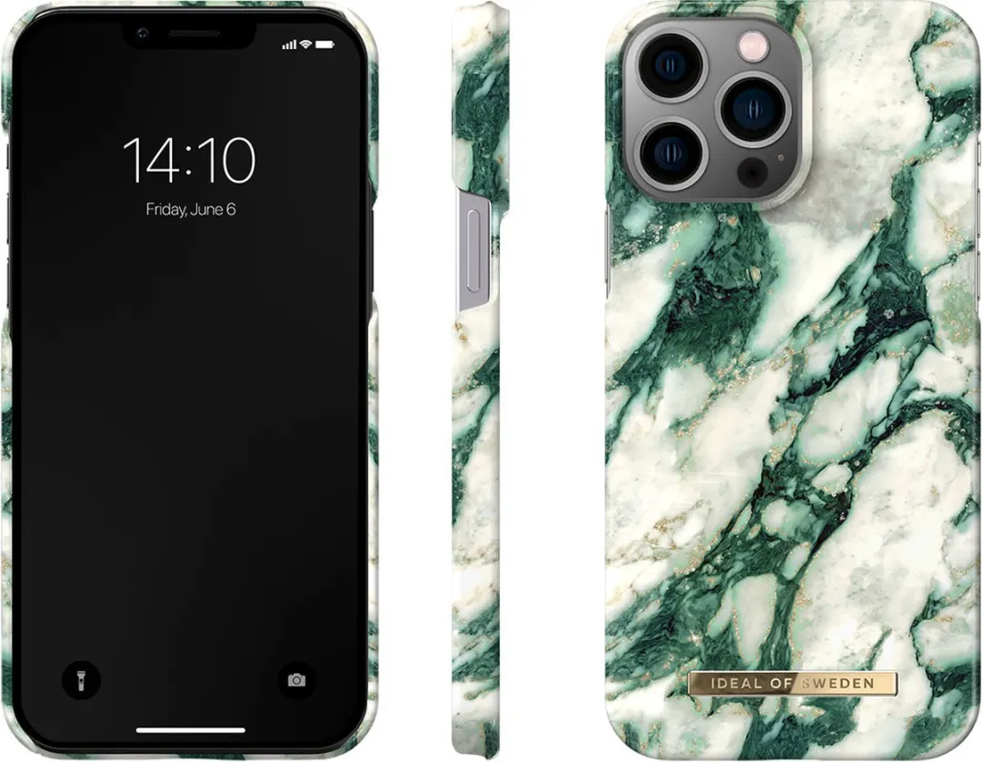iDeal of Sweden iPhone 13 Pro Max Backcover - Calacatta Emerald Marble
