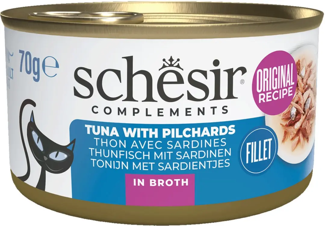 Schesir Tonijn & Sardines Kat Natvoer