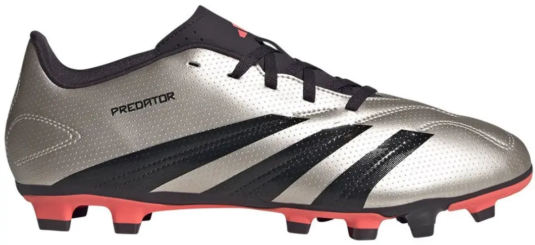 adidas Predator Club FxG Voetbalschoenen - Zilver/Zwart - afbeelding 2 van 6