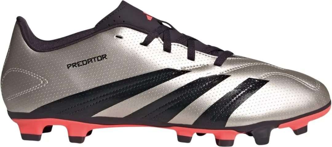adidas Predator Club FxG Voetbalschoenen - Zilver/Zwart