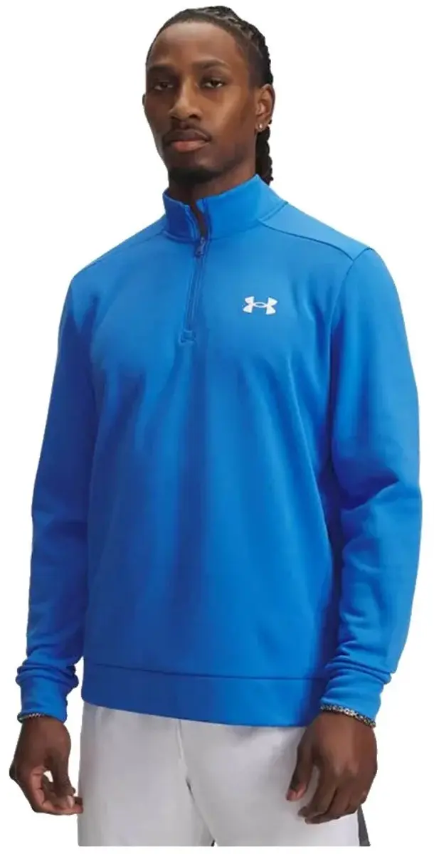 Under Armour Fleece 1/4 Zip Longsleeve - Blauw - XXL - afbeelding 5 van 5