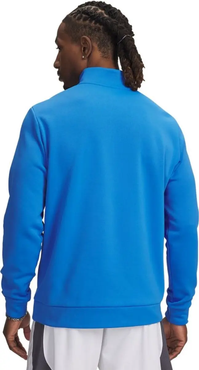 Under Armour Fleece 1/4 Zip Longsleeve - Blauw - XXL - afbeelding 4 van 5