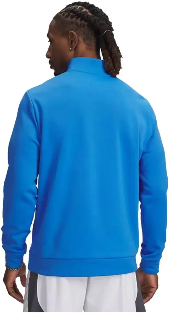 Under Armour Fleece 1/4 Zip Longsleeve - Blauw - XXL - afbeelding 2 van 5