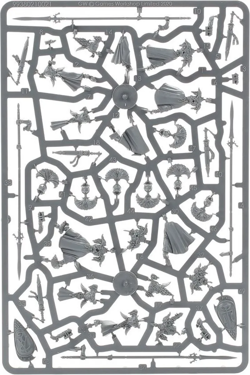 Games Workshop Lumineth R-Lords Vanari Auralan Wardens - 56 Onderdelen