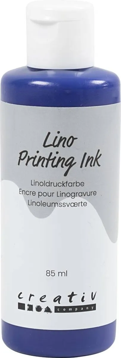 Creativ Company Linoleumverf Blauw 85ml