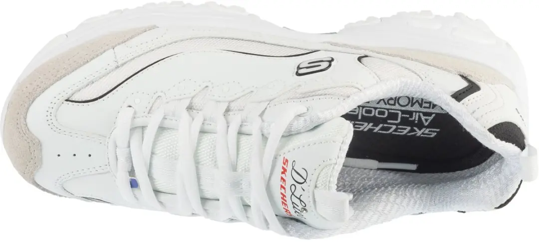 Skechers D'Lites Sneakers Dames - Wit - 38,5 - afbeelding 3 van 5