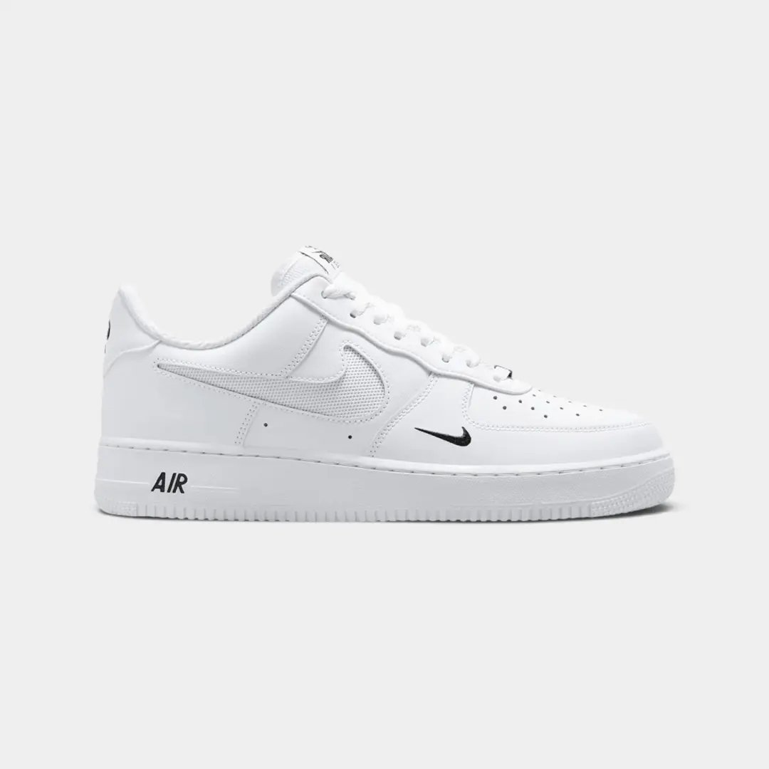 Nike Air Force 1 '07 LV8 White Black Reflect Silver
