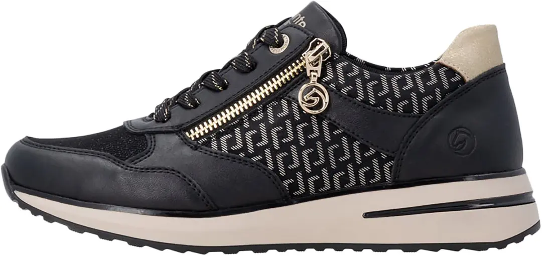 Gloria-sneakers met veters en rits