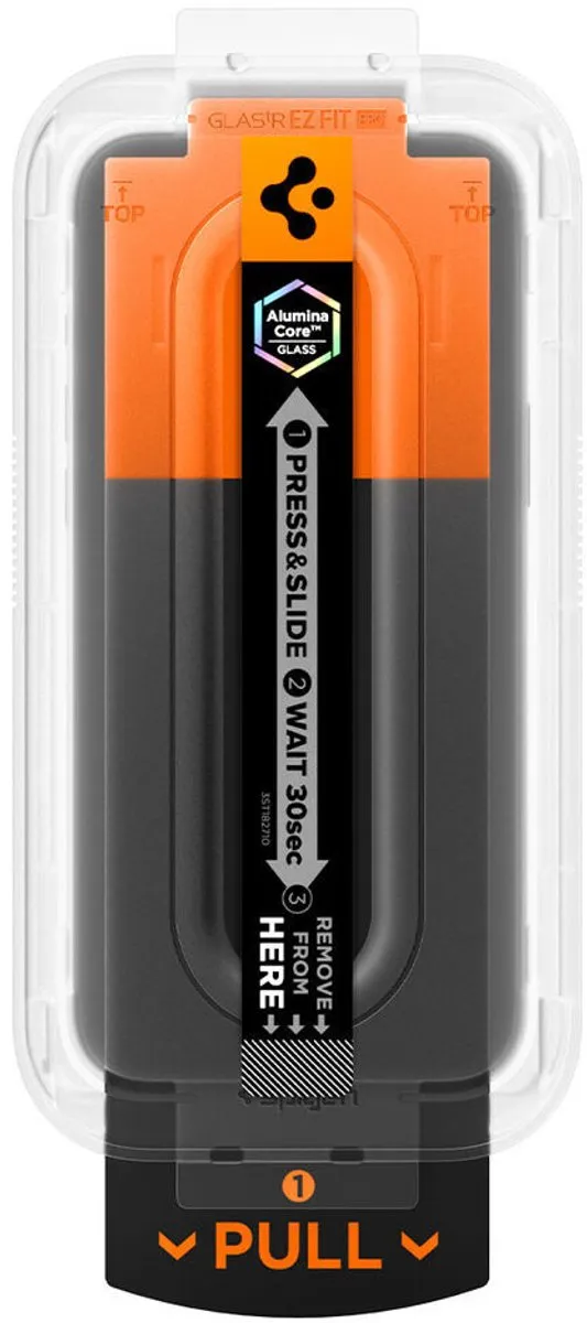 Spigen EZ Fit Glas.tR AGL10097 Screenprotector - iPhone 17 Pro - afbeelding 6 van 6