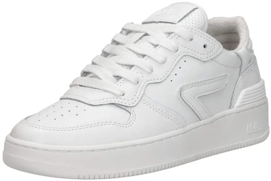 Hub Smash Lage Sneakers - Leer - Dames - Wit - Maat 40 - afbeelding 5 van 6