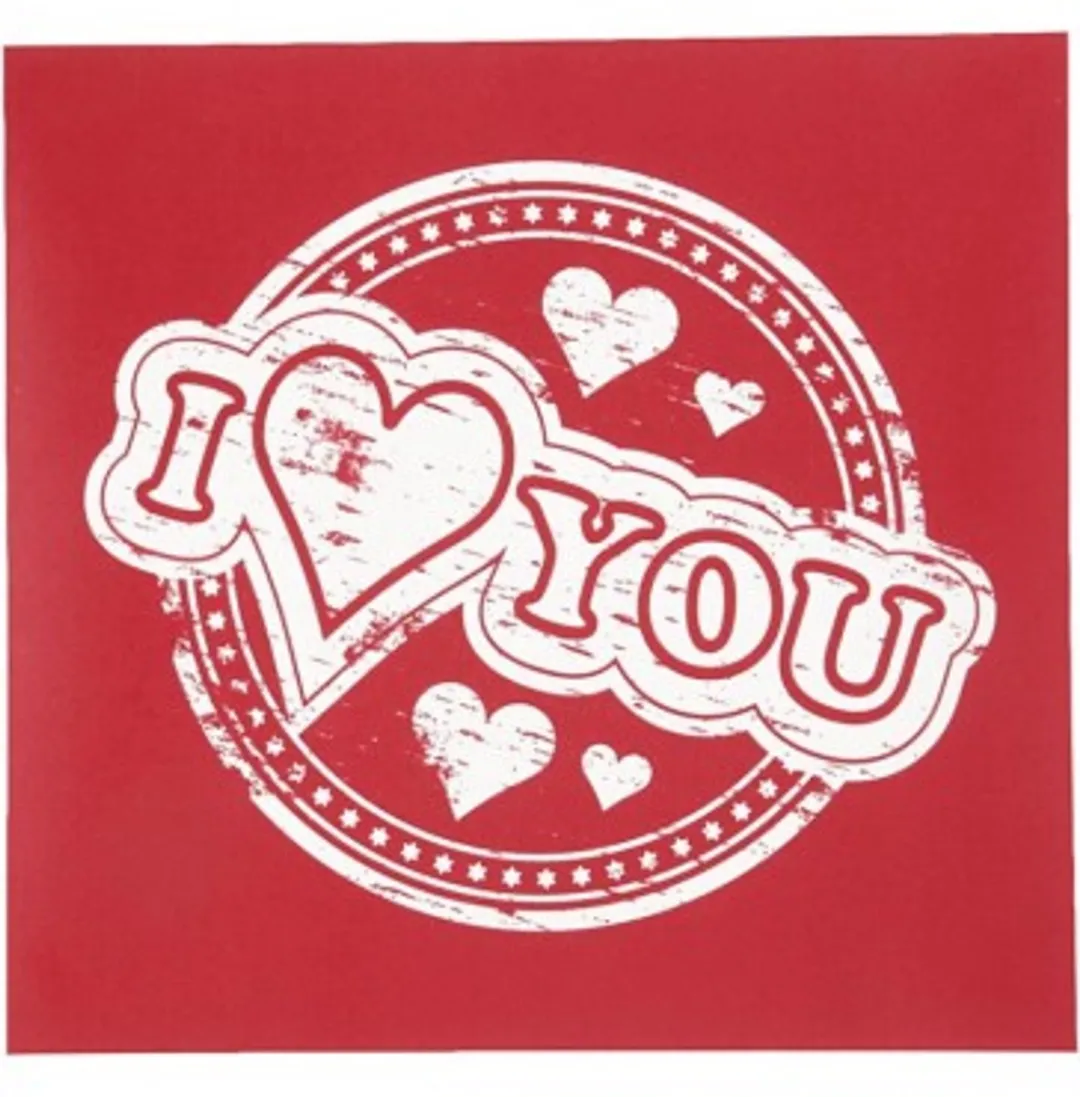 Creativ Company Screen Stencil I love you 20x22cm