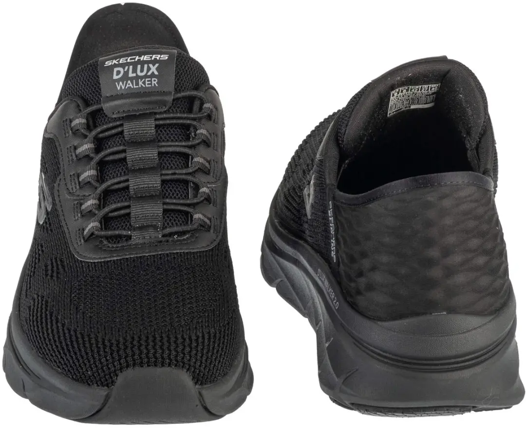 Skechers Slip-ins D'Lux Walker 2.0 Heren Sneakers - Zwart - afbeelding 5 van 5