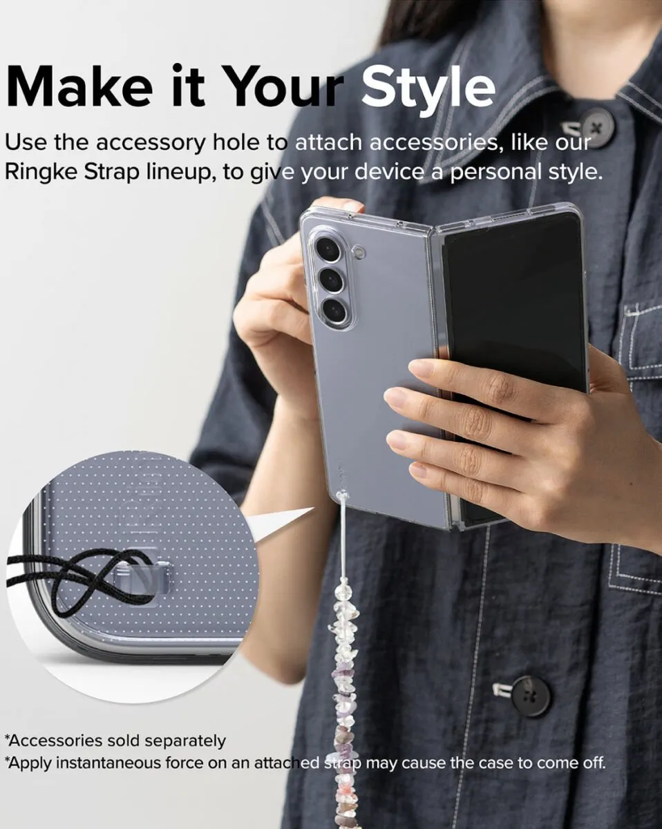 Ringke Slim Hoesje Samsung Galaxy Z Fold 5 - Transparant