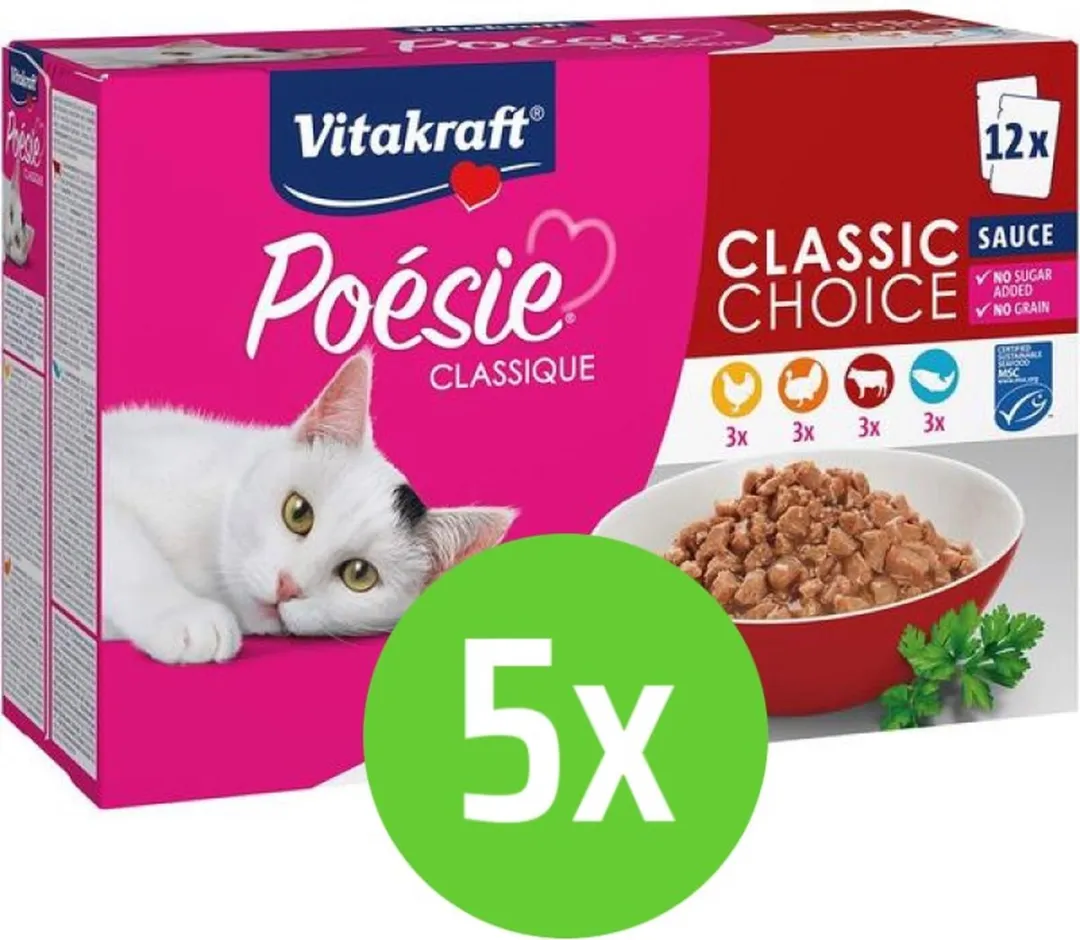 Vitakraft Poesie Voordeelpak Classique Sauce