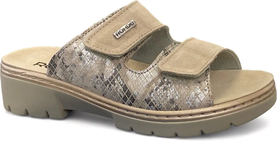 Rohde 5200 12 dames slippers beige maat 39