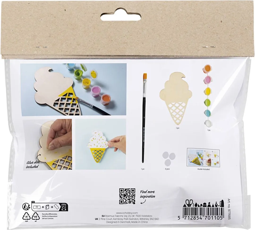 Creativ Company Mini Hobbyset IJshoorntje - Multicolor