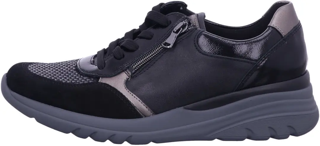 Waldläufer H-Carla Sneakers - Zwart/Brons - Wijdte H - afbeelding 6 van 6