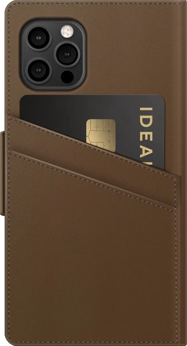 iDeal of Sweden Atelier Wallet iPhone 12/12 Pro Intense Brown - afbeelding 3 van 6