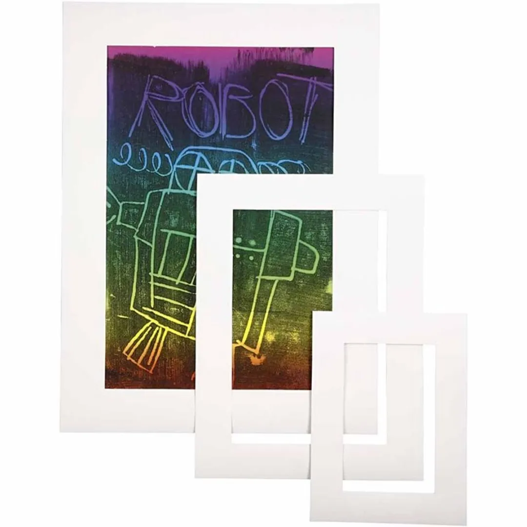 Creativ Company Passepartout 0,4mm Wit