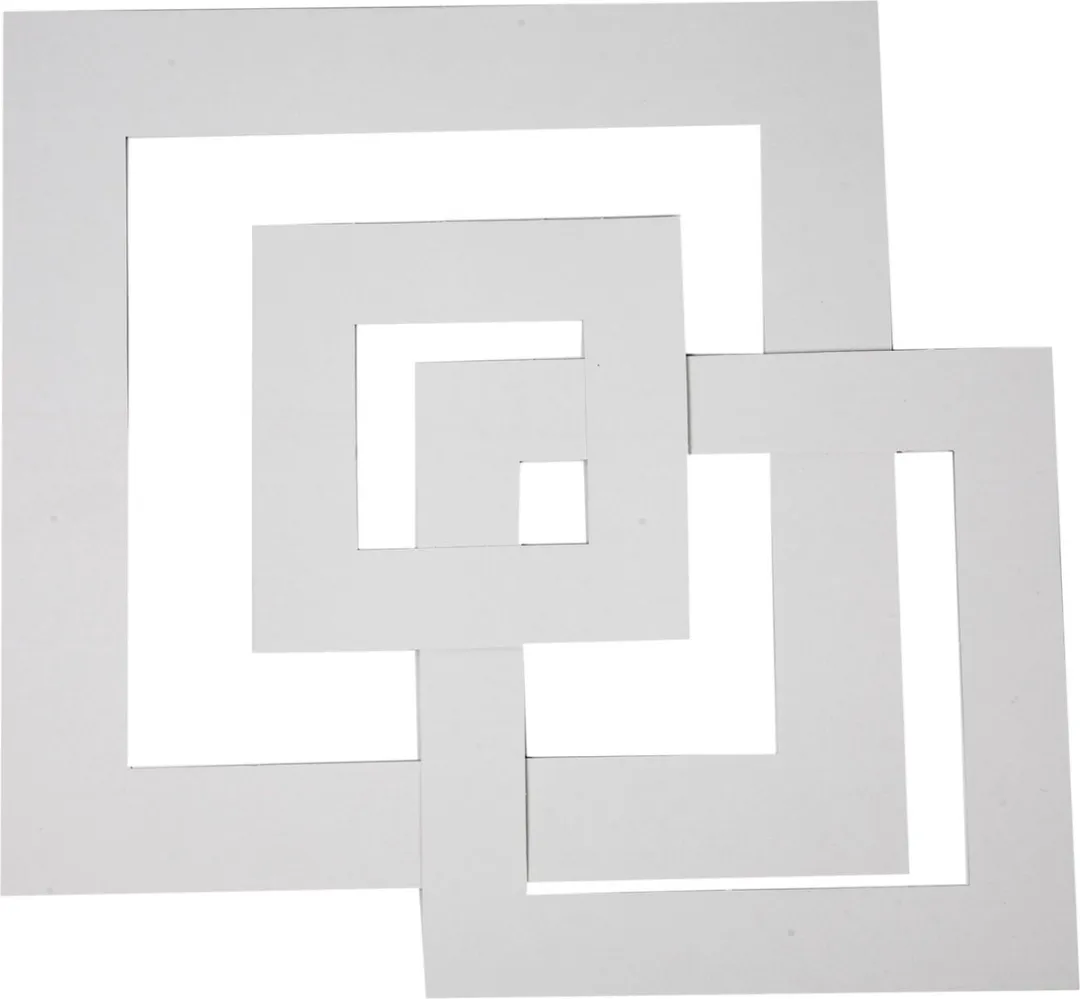 Creativ Company Passepartout 0,4mm Wit - 75 Stuks