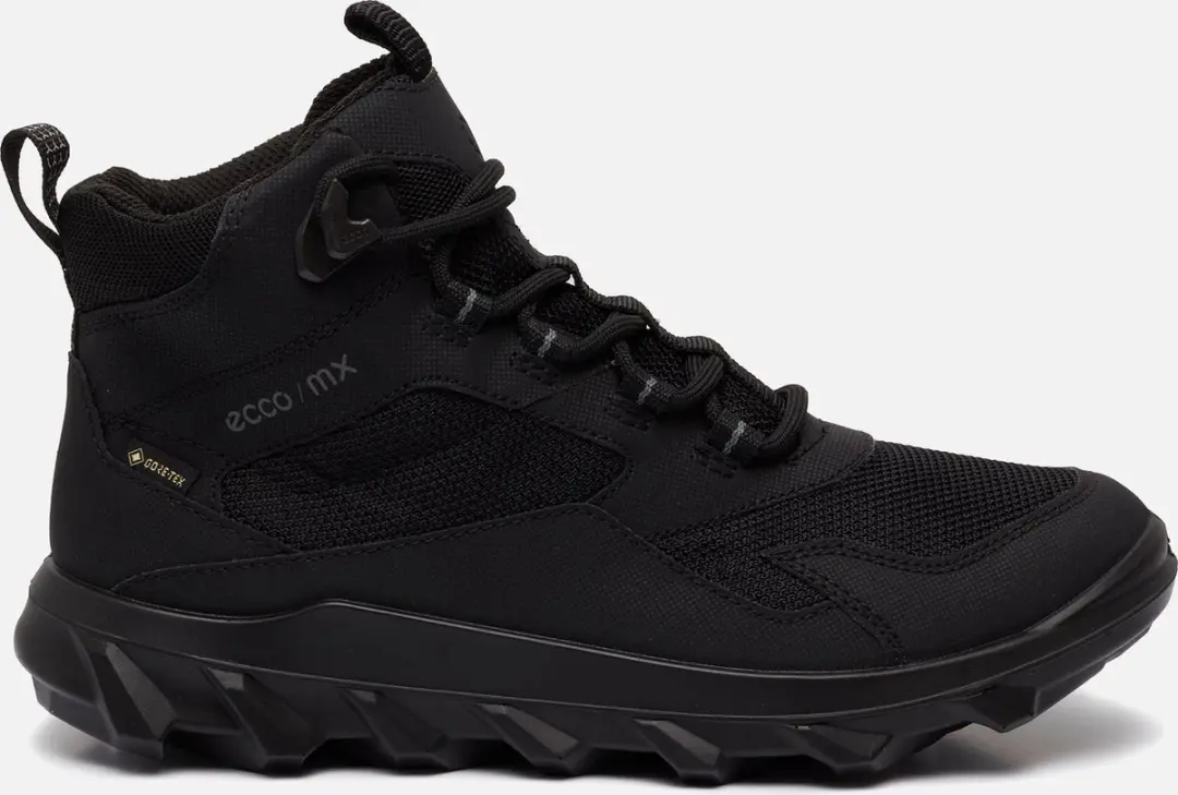 Ecco MX W veterschoenen zwart Textiel