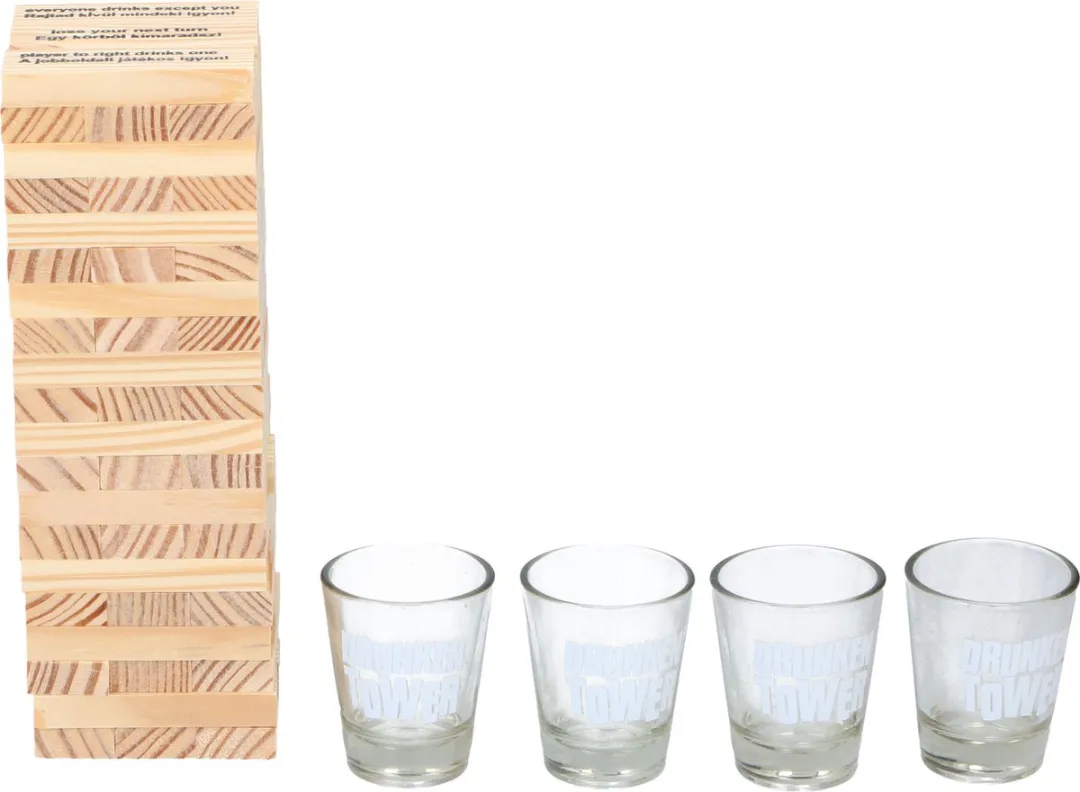 Lifetime Games Drunken Tower Jenga Shotspel HBL004