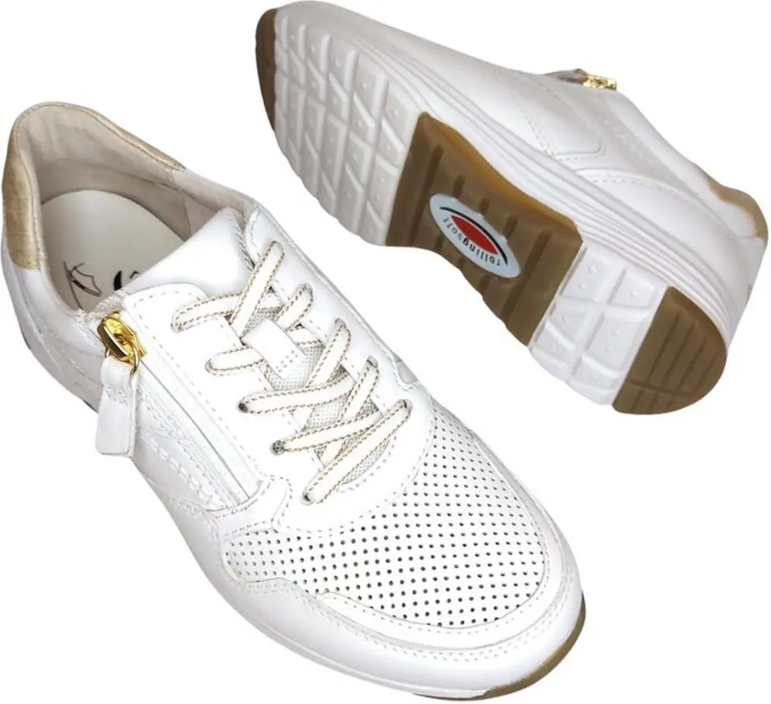 Gabor Rollingsoft Sneaker - Wit Glad Leer - afbeelding 3 van 4