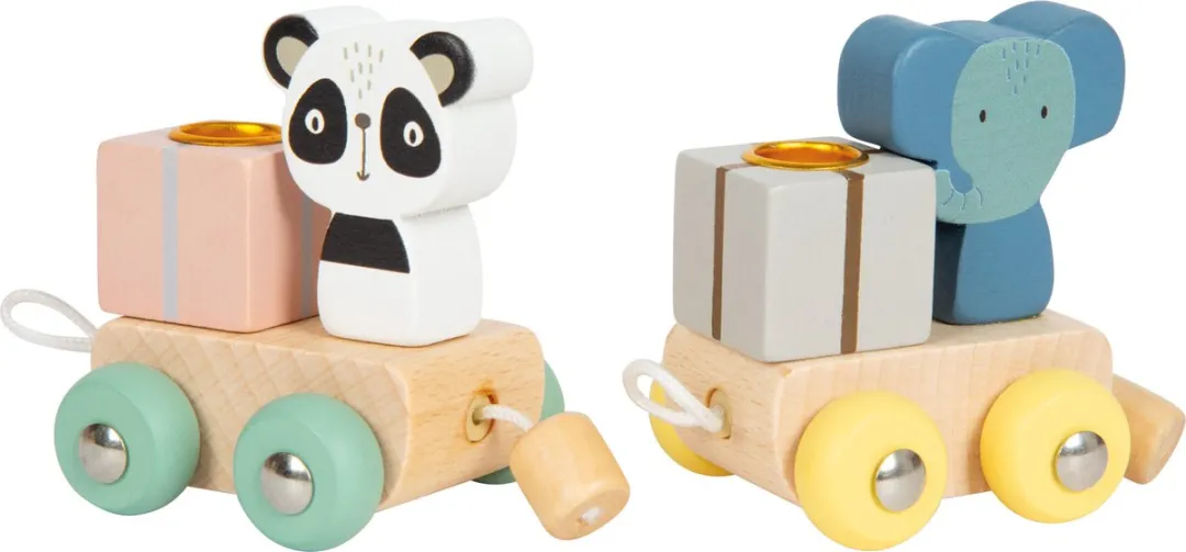 Small Foot Houten Verjaardagtrein 12626 - Multicolor
