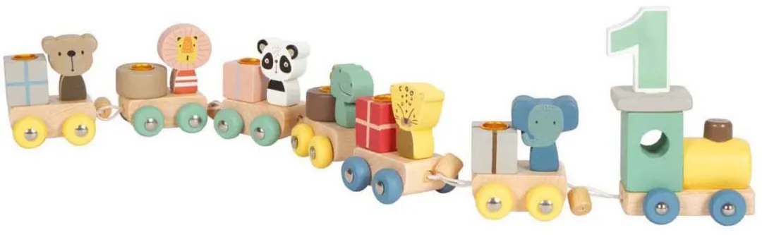 Small Foot Houten Verjaardagtrein 12626 - Multicolor - afbeelding 6 van 6